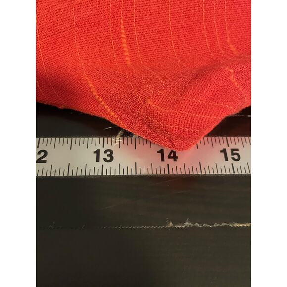 Faith by Celia Forrester 2 Piece Set Womens Small Red Patchwork Beaded Boho Y2K - Picture 7 of 9